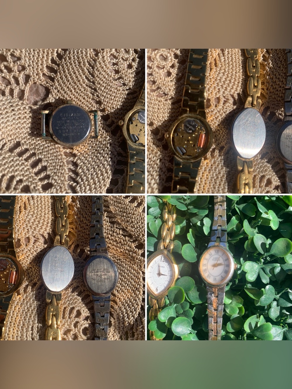As Is Vintage Women’s Dainty Metal Wrist Watch Bundle Seiko Citizen etc - Picture 8 of 15